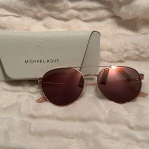 Michael Kors Rose Gold Mirror Lens sunglasses